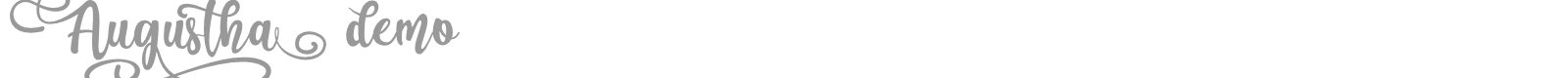 Augustha font preview